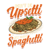 Don't be angry, eat spaghetti.