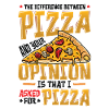 J’ai demandé une pizza.