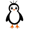 Penguin Bird Face Eyes Cute