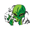 Alien Smoking Gangster Poison