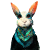 Peinture aquarelle de lapin #rabbit