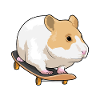 Hamster Skater Skateboard