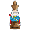 Pièce d’échecs Pièce d’échecs Roi