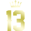 13 Number crown