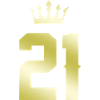 21 Number crown