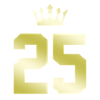 25 Zahl Krone