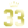 33 Number crown