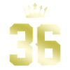 36 Number crown