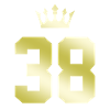 38 Number crown