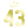 43 Number crown