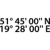 Łódź coordinates