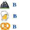 Bayern Berg Bier Brezn
