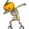 Pumpkin Skeleton Dancer