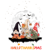 happy hellothanksmas Halloween Christmas