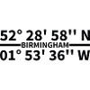 Birmingham coordinates