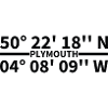 Plymouth coordinates