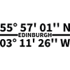 Edinburgh coordinates