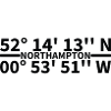 Coordonnées de Northampton