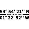Sunderland coordinates