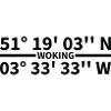 Woking coordinates