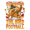 Thanksgiving Dabbing Turkey and Football