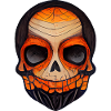 Orange skull
