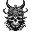 Viking Skull Valhalla Viking