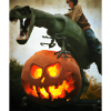 Halloween Dino Ghoul Riding Dinosaurs