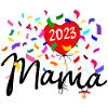 Mama 2023 Konfetti