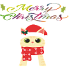 Katze Merry Christmas