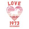 Amour équitation anniversaire Décembre 1973
