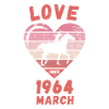 Amour équitation anniversaire Mars 1964