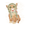 Cat Sunglasses Scarf