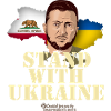 Ukraine Californie Zelenskyj