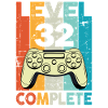Level 32 Complete Gaming Birthday