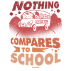 School bus goes to school