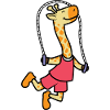 Giraffe -Sprungseil Fitnesstrainer Geschenk