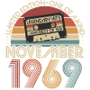 Novembre 1969 né anniversaire rétro
