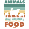 Animal rights vegan healthy food