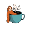 Min kaffe og jeg kaffe gave