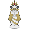 pièce d’échecs reine échecs