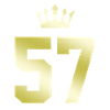 57 Number crown
