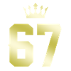 67 Number crown