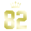 82 Number crown