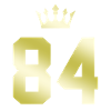 84 Number crown
