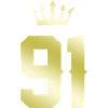 91 Number crown