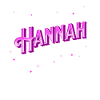 Hannah name personalized