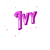 Ivy name personalized