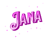 Jana name personalized
