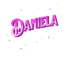 Daniela's name personalized